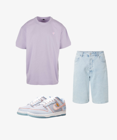 idée d'outfit avec des Nike Dunk Low Union Passport Pack Argon