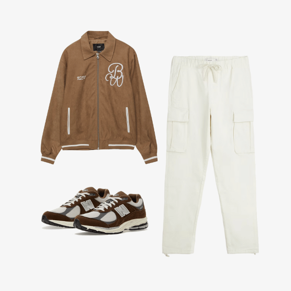 Idée de tenue pour l'automne avec des New Balance 2002R Brown Beige