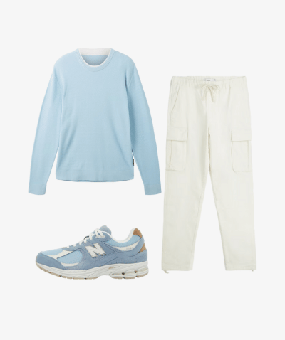 Idée de tenue avec des New Balance 2002R Angora