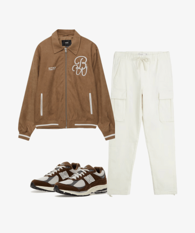 Idée de tenue pour l'automne avec des New Balance 2002R Brown Beige