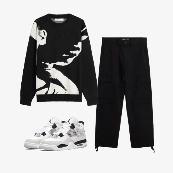 idee d outfit avec jordan 4
